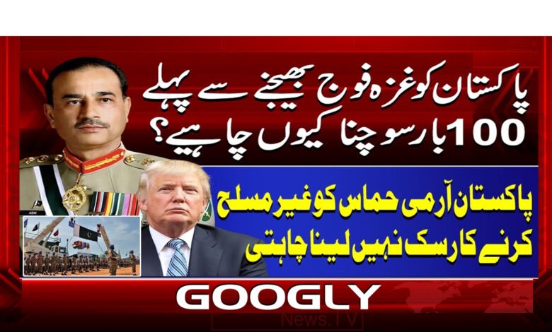 3 پاکستان کو غزہ فوج بھیجنے 1