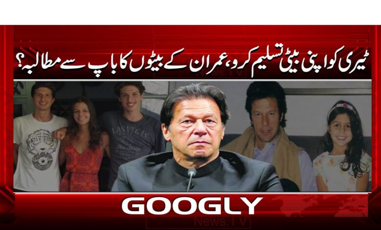 ٹیری کو اپنی بیٹی تسلیم کرو، عمران کے بیٹوں کا باپ سے مطالبہ؟ 1 4 عمران کے بیٹوں کا باپ کو ٹیری 1