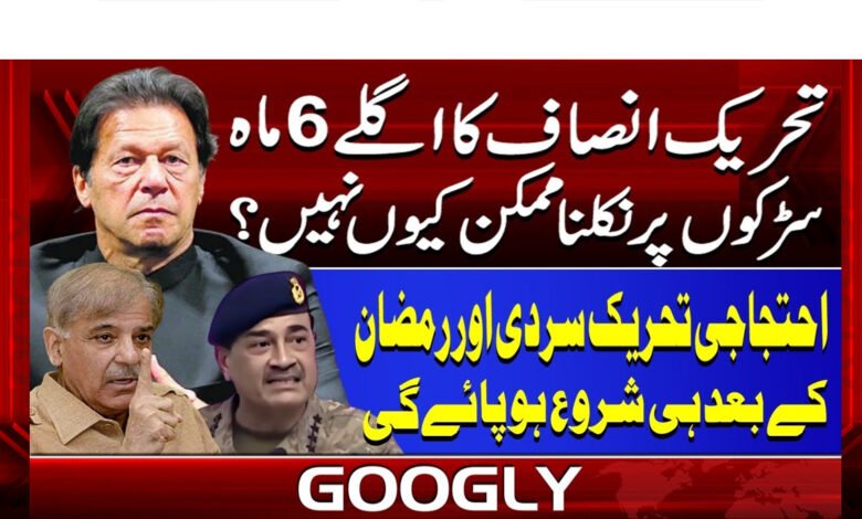 تحریک انصاف کااگلے6ماہ سڑکوں پرنکلناممکن کیوں نہیں؟ 1 Why is it impossible for the PTI to take to the streets for the next 6 months?
