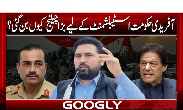 Why did Afridi become a big deal to the government establishment?