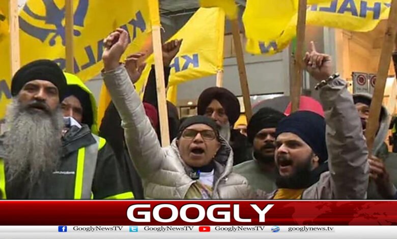 لندن میں سکھ کمیونٹی کا بھارت کے خلاف مظاہرہ 1 army 9