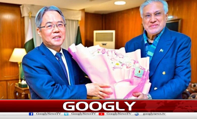 Chinese Ambassador meets Ishaq Dar, exchanges New Year greetings