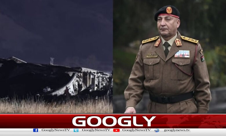 Plane en route from Ankara to Tripoli crashes, Libyan army chief killed