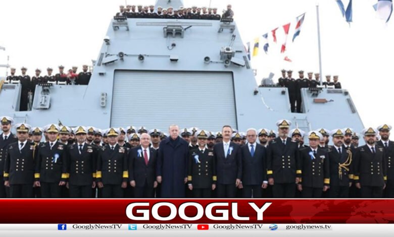 Commissioning ceremony of Pakistan Navy ship PNS Khyber, attended by Turkish President