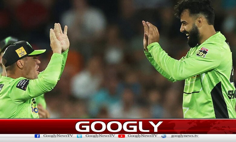 Shadab's devastating bowling in the Big Bash League gave the team its first win.