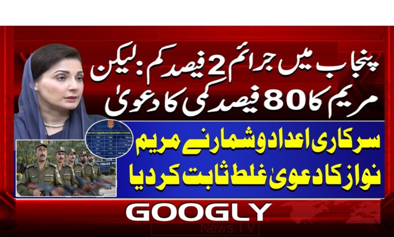 3 پنجاب میں جرائم 2 فیصد کم 1