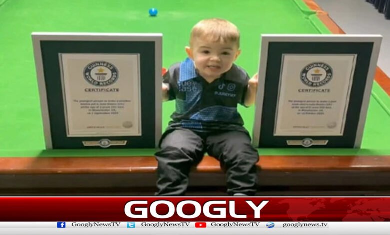 2-year-old sets world record playing snooker