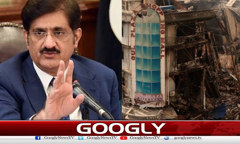 Murad Ali Shah writes to Chief Justice for judicial inquiry into Gul Plaza tragedy