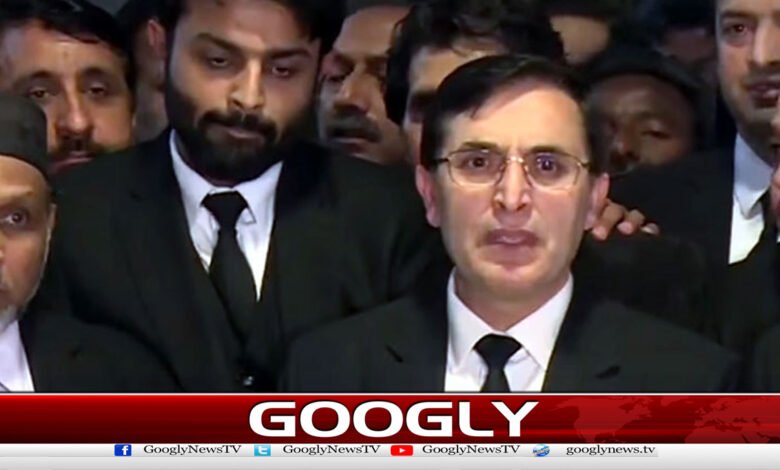 Negotiations will be decided by Mahmood Achakzai, Raja Nasir Abbas, Barrister Gohar