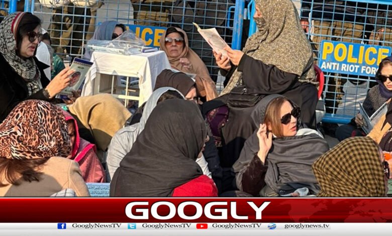 Sisters staged a sit-in outside Adiala after being denied permission to meet Imran Khan