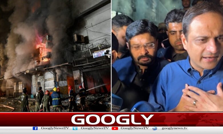 Gul Plaza fire: Traders protest after Mayor Karachi arrives 23 hours later