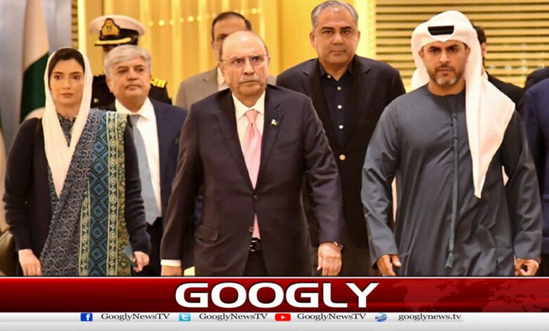صدرمملکت 4روزہ سرکاری دورے پر متحدہ عرب امارات پہنچ گئے 1 President arrives in UAE on 4-day official visit