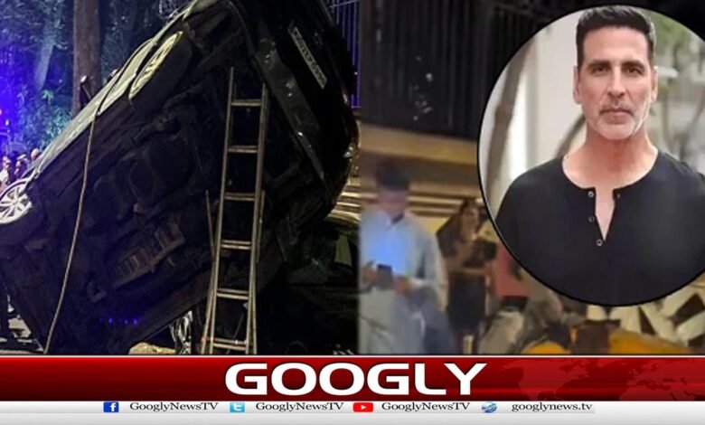 Akshay Kumar and Twinkle Khanna's car involved in an accident