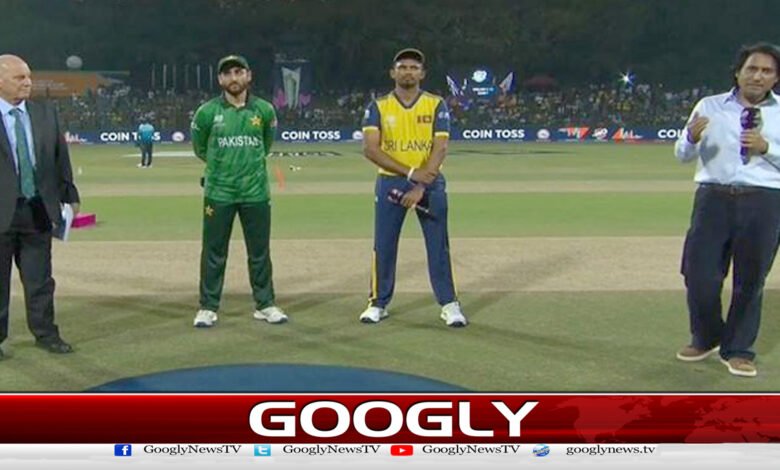 ٹی 20 ورلڈکپ،پاکستان نے سری لنکا کوجیت کیلئے213رنزکاہدف دیدیا 1 Pakistan's batting continues against Sri Lanka in the T20 World Spirits stage.