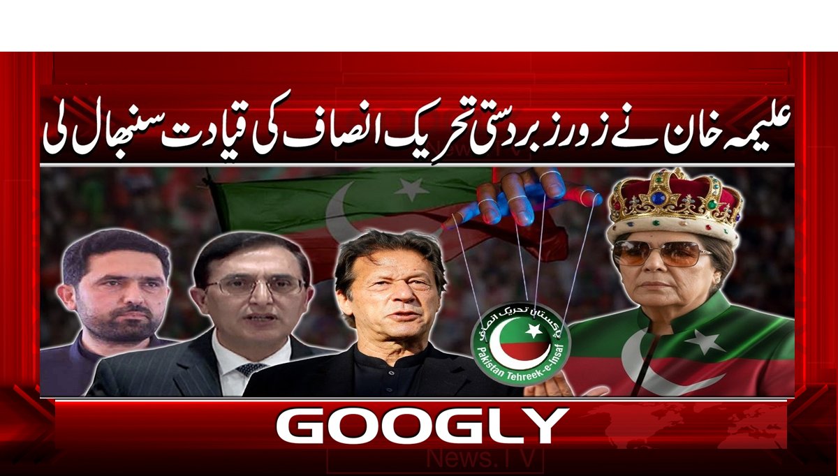 علیمہ خان نے زور زبردستی تحریک انصاف کی قیادت سنبھال لی