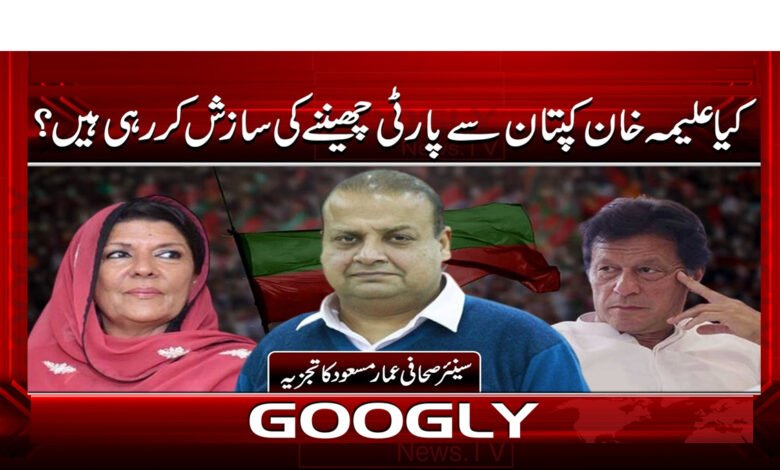 کیا علیمہ خان کپتان سے پارٹی چھیننے کی سازش کر رہی ہیں؟ 1 7 کیا علیمہ خان کپتان سے پارٹی چھیننے 1