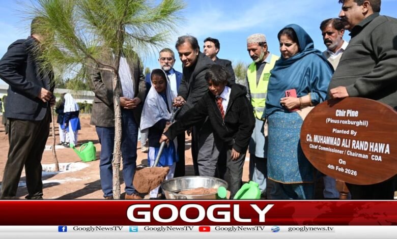 Chairman CDA inaugurates spring tree plantation campaign