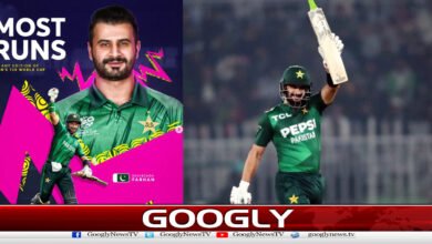 صاحبزادہ فرحان ٹی20ورلڈکپ میں زیادہ رنزبنانےوالےبیٹربن گئے 5 Sahibzada Farhan becomes highest run-scorer in T20 World Cup