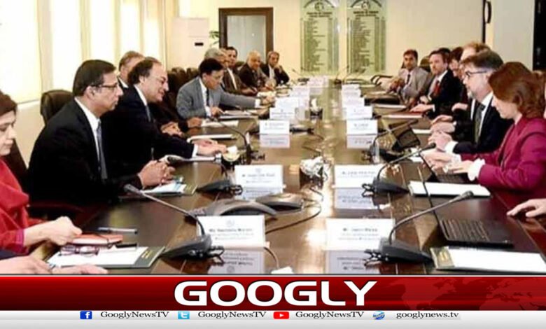 قرض پروگرام کی چوتھی قسط کیلئے آئی ایم ایف وفد اور اسٹیٹ بینک حکام کی ملاقاتیں 1 قرض پروگرام کی چوتھی قسط کیلئے آئی ایم ایف وفد اور اسٹیٹ بینک حکام سے ملاقاتیں