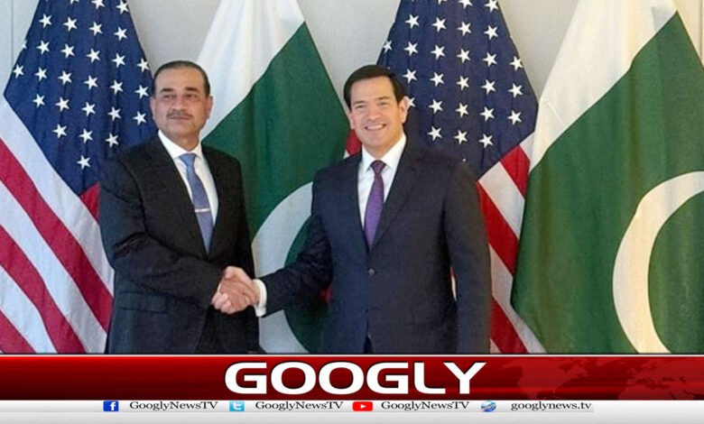 فیلڈ مارشل عاصم منیر کی امریکی وزیر خارجہ مارکو روبیو سے ملاقات 1 Field Marshal Asim Munir Meets U.S. Senator Marco Rubio to Discuss Strategic Ties