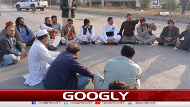 Swabi, fourth day of PTI protest, motorway closed, queues of vehicles formed