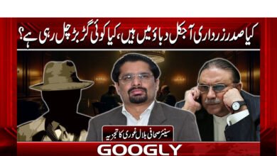 Is President Zardari under pressure today, is there something wrong going on?