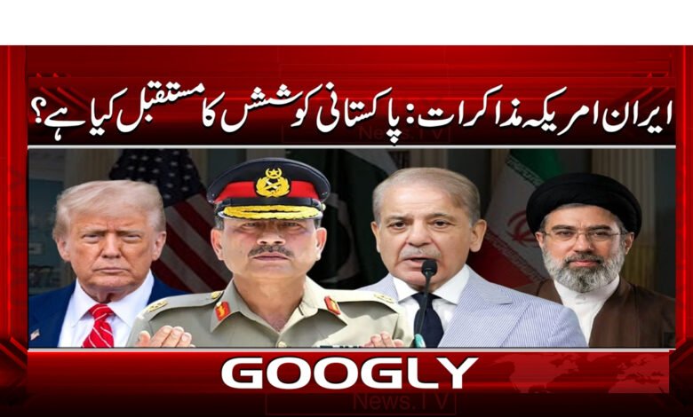 ایران امریکہ مذاکرات: پاکستانی کوششں کا مستقبل کیا ہے؟ 1 00 . پاکستانی کوششں کا مستقبل