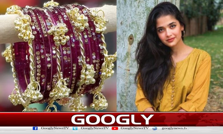 Actress Aniqa Zulfiqar is looking for Kashmiri bangles for Eid.