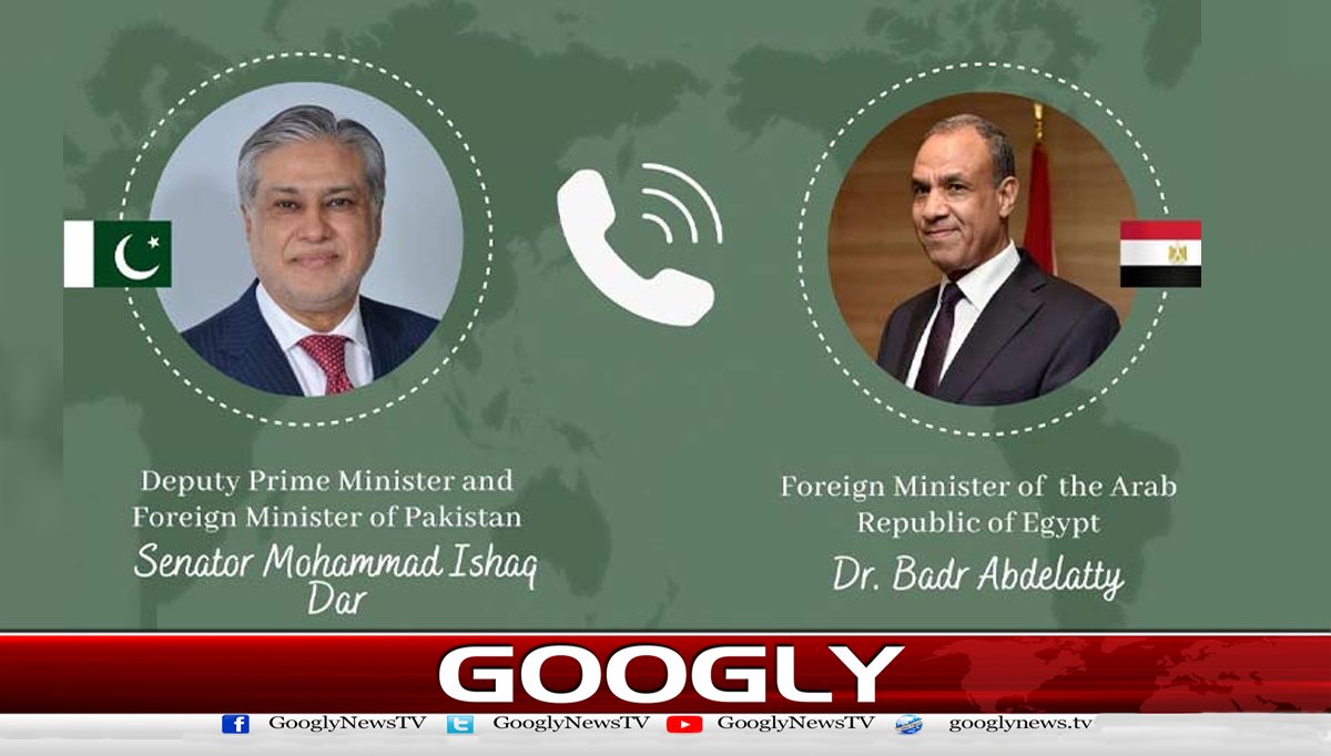 اسحاق ڈار کا مصر کے وزیر خارجہ سے رابطہ، مشرق وسطیٰ کی صورت حال پر گفتگو