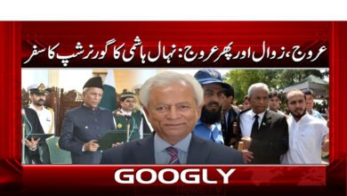 9 نہال ہاشمی کا گورنر شپ کا سفر 1