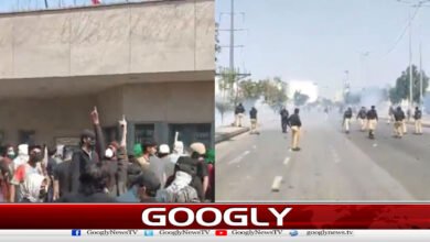 ایران پر امریکی حملوں کیخلاف پاکستان میں مظاہرے، امریکی قونصلیٹ میں داخلے کی کوشش