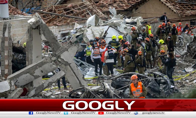 مقبوضہ بیت المقدس،بیت شمش میں ایران کا میزائل حملہ، 9 اسرائیلی ہلاک 1 Iranian missile attack in occupied Jerusalem, Beit Shemesh, 9 Israelis killed