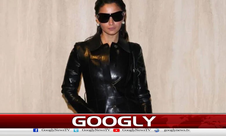 عالیہ بھٹ کا آل بلیک لک لباس سوشل میڈیا پروائرل 1 Alia Bhatt's all-black look goes viral on social media