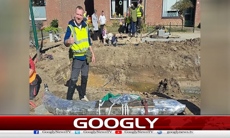 نیدرلینڈز،1300 برس قدیم وائکنگز کی کشتی کا ٹکڑا دریافت 1 Fragment of 1,300-year-old Viking ship discovered in Netherlands