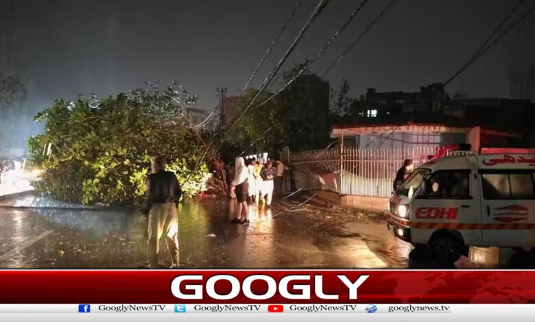 Deadly Storm Batters Karachi, 19 Killed and Dozens Injured