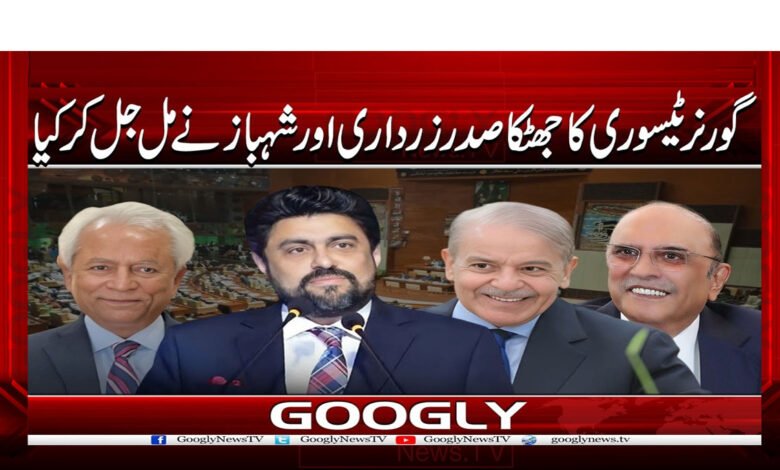 Governor Treasury Shock: President Zardari and Shehbaz Acted in Unison