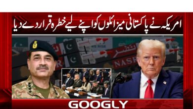 US declares Pakistani missiles a threat to itself