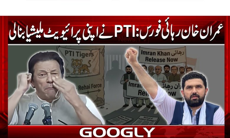 PTI's private militia formed in the name of Imran Khan's release force