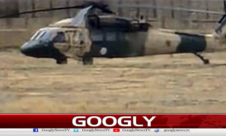 Afghan Taliban officials flee Kabul by helicopters