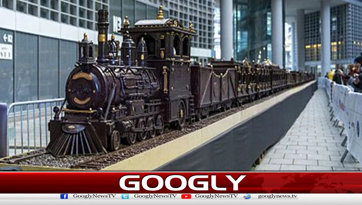 مالٹا میں چاکلیٹ سے ٹرین بنانے کاورلڈریکارڈ قائم