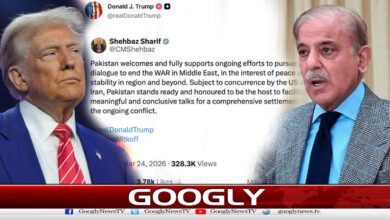 Trump shared Shehbaz Sharif's statement on social media.