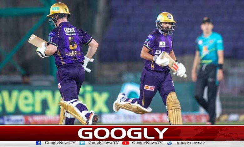 PSL 11: Quetta Gladiators beat Rawalpindi by 61 runs