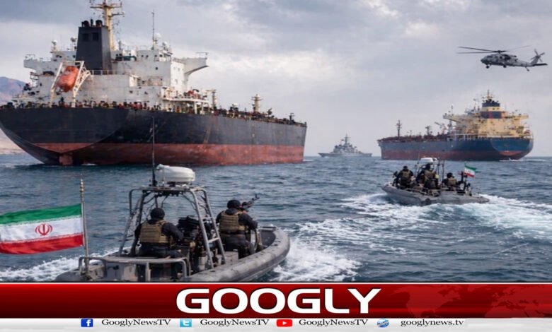 Revolutionary Guards claim to have seized two ships passing through the Strait of Hormuz