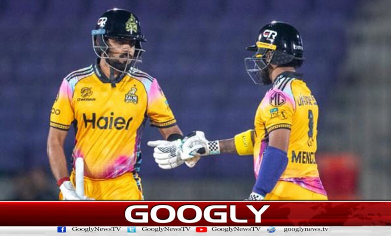 پی ایس ایل 11: پشاور زلمی نے لاہور قلندرز کو 76 رنز سے شکست دے دی 1 PSL 11: Peshawar Zalmi defeats Lahore Qalandars by 76 runs