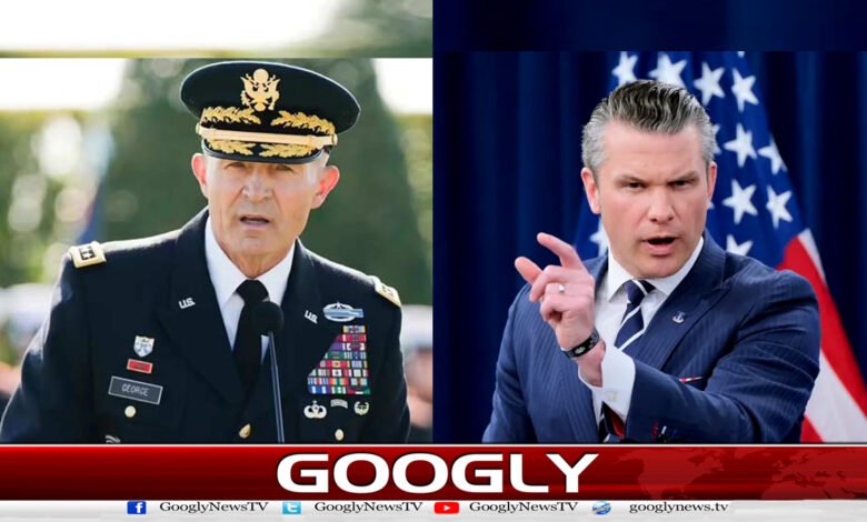 US Secretary of War fires Army Chief General Randy George
