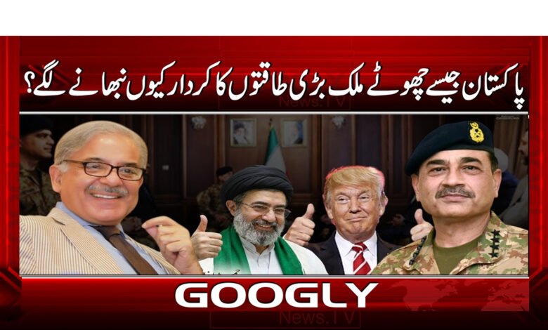 پاکستان جیسے چھوٹے ملک بڑی طاقتوں کا کردار کیوں نبھانے لگے؟ 1 4 .259 . . .پاکستان جیسے چھوٹے ملک 1