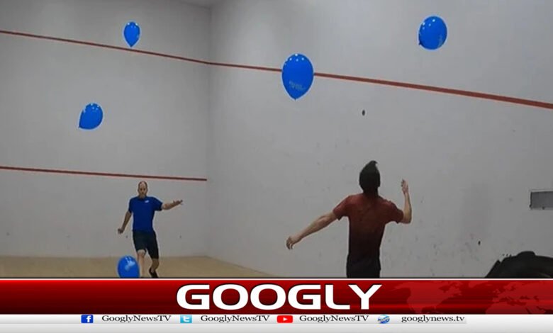 A unique record was set for throwing balloons into the air.