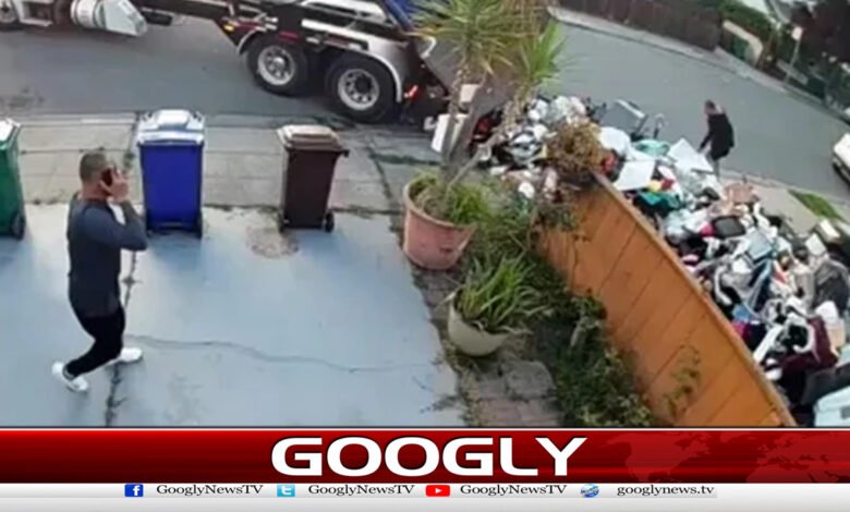 Company dumped garbage on customer's lawn for non-payment of bill
