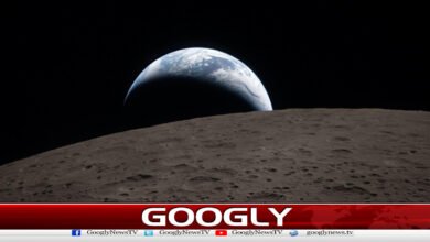 Images of Earth rising or setting from behind the moon have emerged.