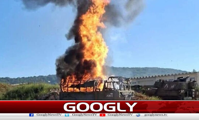 Hezbollah drone attack on Israeli army artillery, 12 soldiers injured